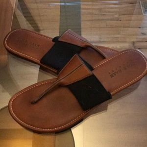 Cole Haan leather thong sandals size 10